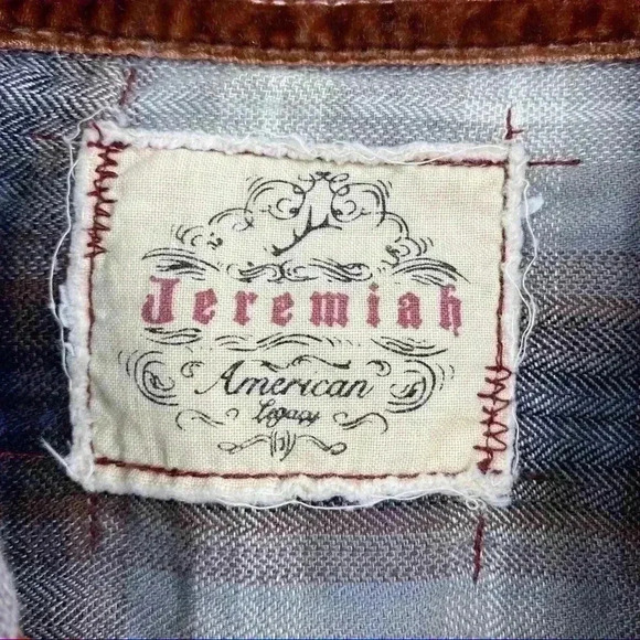 Jeremiah American Legacy Men's Cotton Plaid Button Down Long Sleeve Shirt Size S - Picture 7 of 10